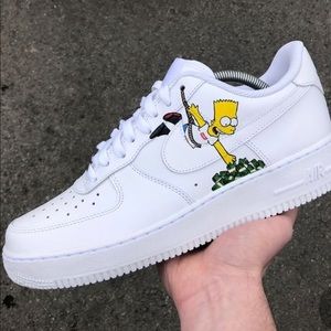 Nike Custom Air Force 1 Bart NWT